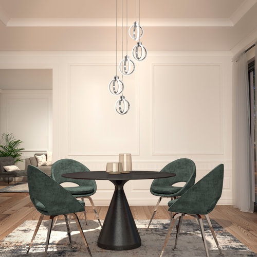 Ivy Bronx Gallego 5 Light Cluster Globe LED Pendant Wayfair